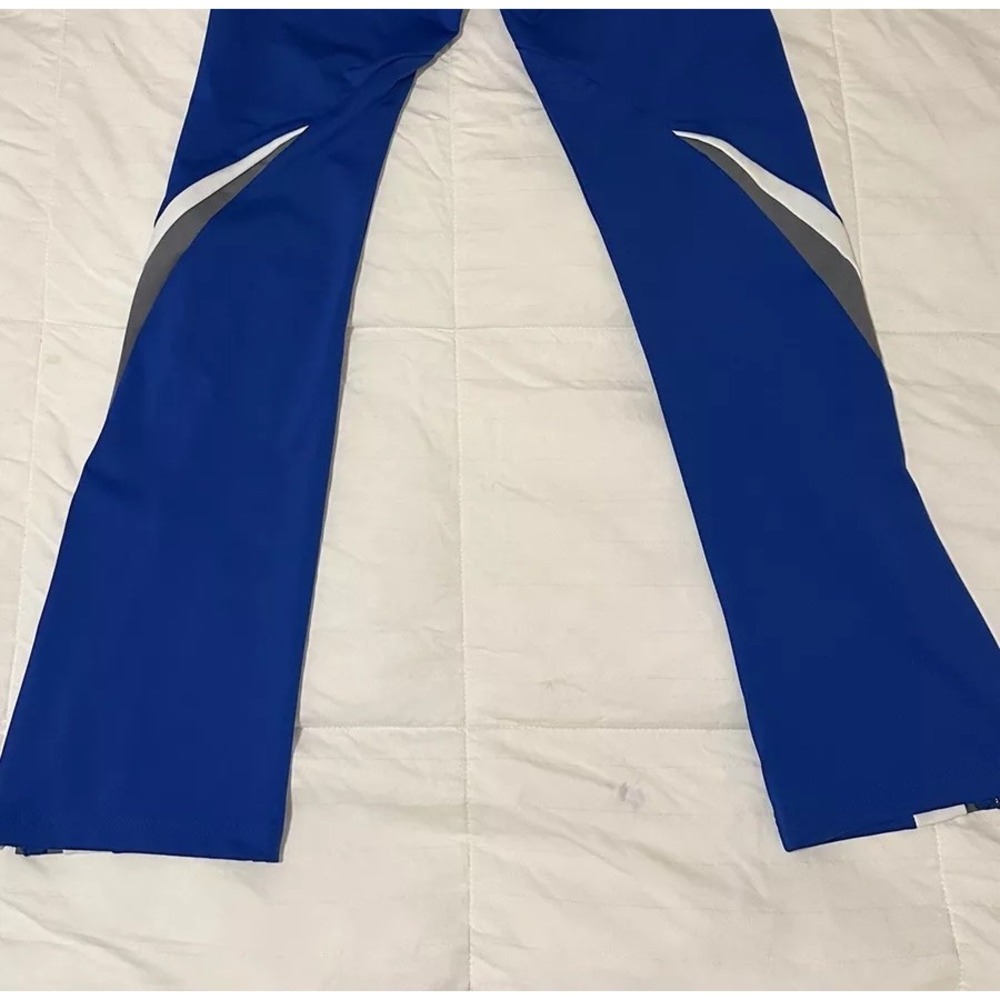 Holloway Girls Aerial Pant #229973 Girls Size M Medium Cheer Track Blue White - Picture 4 of 9